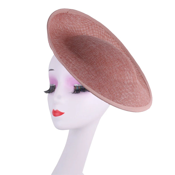 30CM Round Fascinator Base Supplies DIY Hair Accessories Make Millinery Cap Fabric For Women Wedding Fascinator Hat Formal Event