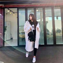 Women's Lamb Fur Coat Warm Autumn Winter Outerwear Jacket