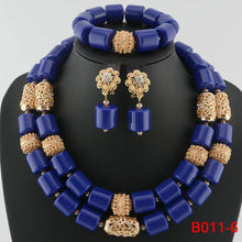 Traditional Nigerian Wedding Artificial Coral Beads Bridal Jewelry Sets African Beads Jewelry Necklace Set