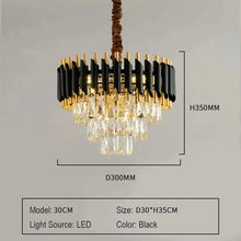 Creative Luxury Crystal Chandelier Rectangular Restaurant Pendant Lights Modern LED Living Room Lamp Lustre Home Elegant Fixture