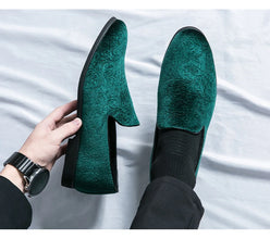 Men's Suede slip-on loafers