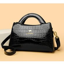 KAIDIFEINIROO Kangaroo Brand Alligator Pu Leather Shoulder Crossbody Bag Clutch Hand Bags for Mother Small Women Handbags New