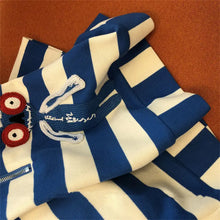 Spring and summer casual fashion sportswear slim fit striped printed short sleeved top+shorts two-piece set