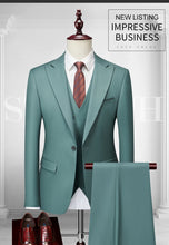 Italian Business Gentleman Slim Suit, Groom Wedding Blazers, Men's Blazers, Italian Costume, Sizes M to 5XL