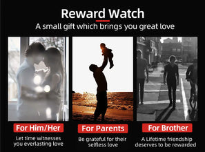REWARD VIP Mens Watches Waterproof Luminous Sport Watches for Man Stainless Steel Wristwatch Chronograph Date Stopwatch