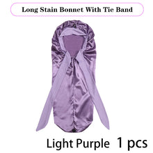 Soft Silky Long Satin Bonnet For Natural Hair And Curly Hair Extra Large Size Hair Cap With Tie For Comfortable Night Sleep 1Pcs
