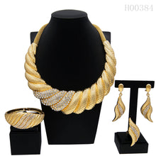 Dubai Gold Plated Jewelry Sets For Women Surround Big Necklace Plate 24K Original For Wedding Banquet Parties Luxurious Jewelry