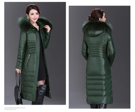 Women's Fashionable Hooded Thick Faux Fur Jacket