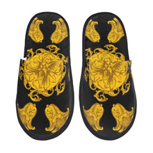 Custom Queen Of Absolutely Everything Gold Baroque Soft Memory Foam House Slippers Women Comfy Warm Anti-skid Sole Slipper