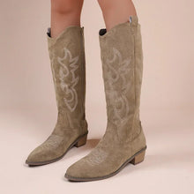 Embroidered Western Cowboy Boots for Women