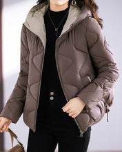 Winter Women Outerwear Hooded Cotton Parkas