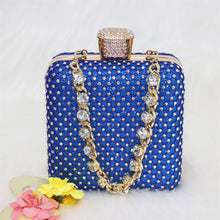 Nigeria Popular New Elegant R.Blue Crinkled Fabric Tote Handle Simple And Versatile Exquisite Party Shoes And bag Set