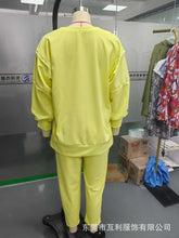 Women's Two Piece Sets Round Neck Full Sleeve Tracksuit