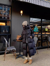 Women's Long Over Knee Thick Down Cotton Jacket