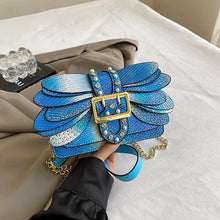 2024 New Handmade Rivet Butterfly Wing Crossbody Bag Women Designer Handbag And Purse Small Square Bag 8 Color Pu Leather Bags