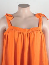 Wmstar Plus Size Dresses for Women New In Summer Clothes Slip Bow Big Hem Solid Elegant Maxi Dress Wholesale Dropshipping 2023