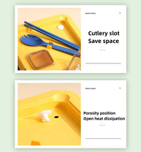 Portable Lunch Box Lunch Bags for Children School Office Bento Box with Tableware Thermal Bag Complete Kit Microwavable Heating