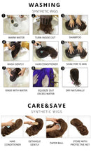 Long Wavy Brown Wig with Bangs Synthetic Women Lolita Cosplay Fluffy Natural Heat Resistant Hair Wig for Daily Party