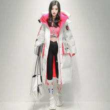 Women's Glossy Waterproof Thick Loose Outerwear Warm Parka Snow Down Jacket