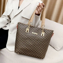 KISMIS 6PCS Printed Handbag Large Capacity Tote Bag Commuter Bag Single Shoulder Slanting Cross Bag Mother Bag