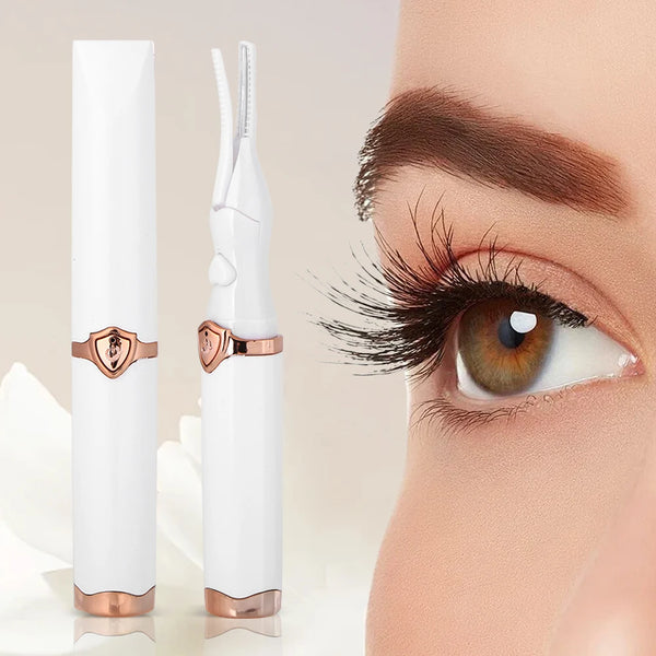 Portable Eyelash Curler USB Rechargeable Quick Heating Natural Curl Eyelash Curler for Quick Natural Curling Eye Lashes