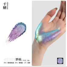 Qianyan Monochrome Eyeshadow Cheeryep Chameleon Highlight Pearlescent Highgloss Eye Shadow Matte Self Assembled