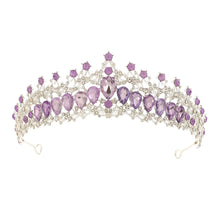 Fashion Gold Silver Color Crystal Rhinestone Tiara And Crowns For Princess Women Diadems Bridal Wedding Hair Accessories