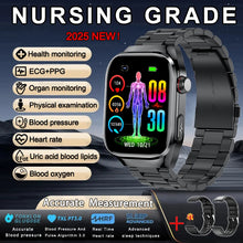 Men's acid Blood lipids Smart Watch With ECG+PPG