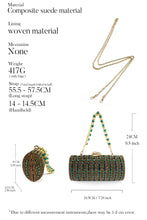 QSGFC Italian Fashion Banquet Shoes and Bags African Women's Hand Bags with Rhinestone Decoration and Women's High Heels