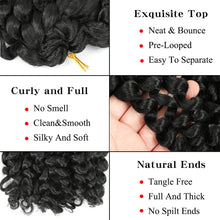 3 Packs Wand Curl Jamaican Bounce Crochet Hair 8inch T Purple 27 30 350 Bug Ombre Blonde Synthetic Jumpy Wand Curly Hair 60Roots