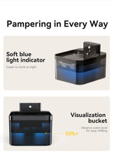 Wireless Automatic Cat Water Fountain 2600mAh Dispenser For Dog And Cat