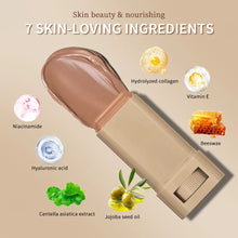 Stick Foundation Balm Serum Boosted Skin Tint Stick Smooth Plumper High Coverage Travel Bronze Foundation Stick Make