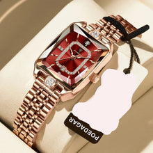 Luxury Elegant Watch For Women Date Waterproof Rectangle Ladies Watch