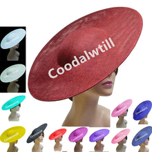 40CM Big Fascinators Base DIY Hair Accessories Hat Women Derby Wedding Headpiece Ladies Church Race Maillinery Cap Supplies
