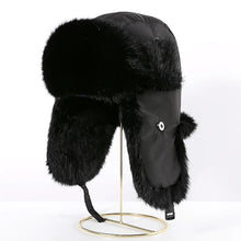 Unisex Soft Outdoor Windproof Super Warm Faux Fur Bomber Hats