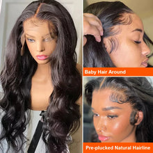 Body Wave Lace Front Wigs 180D Transparent Lace Frontal Wig Human Hair Wigs T Part Lace Wig Brazilian Body Wave Lace Wig