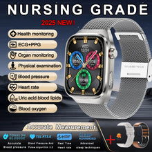 Men's acid Blood lipids Smart Watch With ECG+PPG