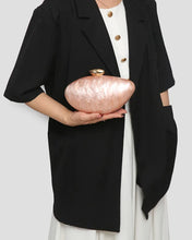 2025 New Designer Evening Bag for Women - Trendy Acrylic Clutch Purse with Chain, Elegant Ellipse Shoulder Bag for Party Wedding