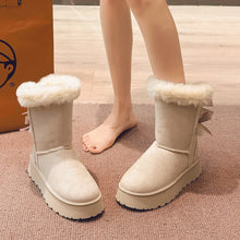 Women's Snow And Winter Plush Platform Outdoor Warm Boots