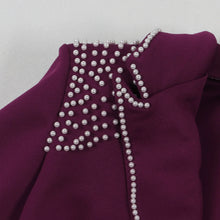 CM.YAYA Fashion Pearl Splicing Women's Set Long Sleeve Blazer and Wide Leg Pants Suit 2024 Winter OL Fall Two 2 Piece Set Outfit