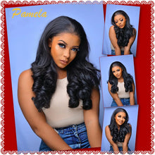 Super Double Drawn 250% Density Loose Wave 13X6 HD Transparent Lace Frontal Glueless Wig Preplucked Human Hair Ready To Go