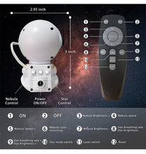 Galaxy Star Astronaut Projector LED Night Light Starry Sky Porjectors Lamp Decoration Bedroom Room  For Children Adult Gifts