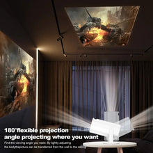 New 2024 4K Android 11 Dual Wifi6 200 ANSI Allwinner H713 BT5.0 1080P 1280*720P Home Cinema Outdoor portable Projetor