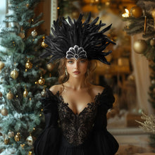 Multicolour Feather Headband Female Party Hair Accessory Fancy Fascinator Headpiece Premium Hair Ornament