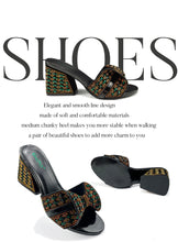 QSGFC Italian Fashion Banquet Shoes and Bags African Women's Hand Bags with Rhinestone Decoration and Women's High Heels