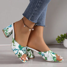 High Heels Women Slippers Chunky Fashion Sandals Designer New Shoes Slingback Flip Flops Dress Pumps Femme Slides