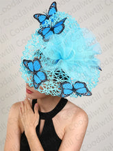 New Fascinator Wedding Headpiece Women Butterfly Headwear For Church Derby Hat Fascinators Headband Bridal Pillbox Cap Flower