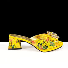 QSGFC Elegant Women Heels for Peep Toe Good Material Design Rhinestone Purple Sandals Italian Shoes and Bags Matching Set 2024