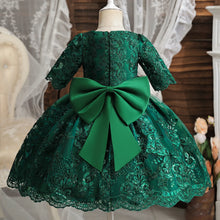 Toddler Kids 1st Birthday Baptism Party Dress for Girl Princess Luxury Embroidery Costume Backless Bow Wedding Gown Baby Dresses