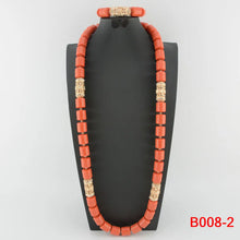 Traditional Nigerian Wedding Artificial Coral Beads Bridal Jewelry Sets African Beads Jewelry Necklace Set